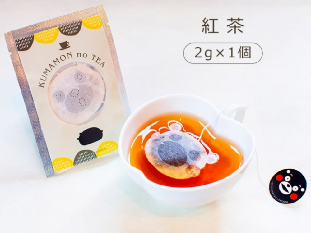 送料無料】くまモン型ティーパック(緑茶、コーヒー、紅茶、ハーブ